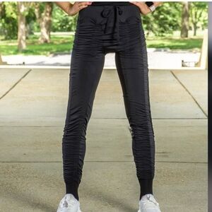 Agogie Wearable Resistance Leggings Pants +40 Weighted Ruched Cross Fit Size S